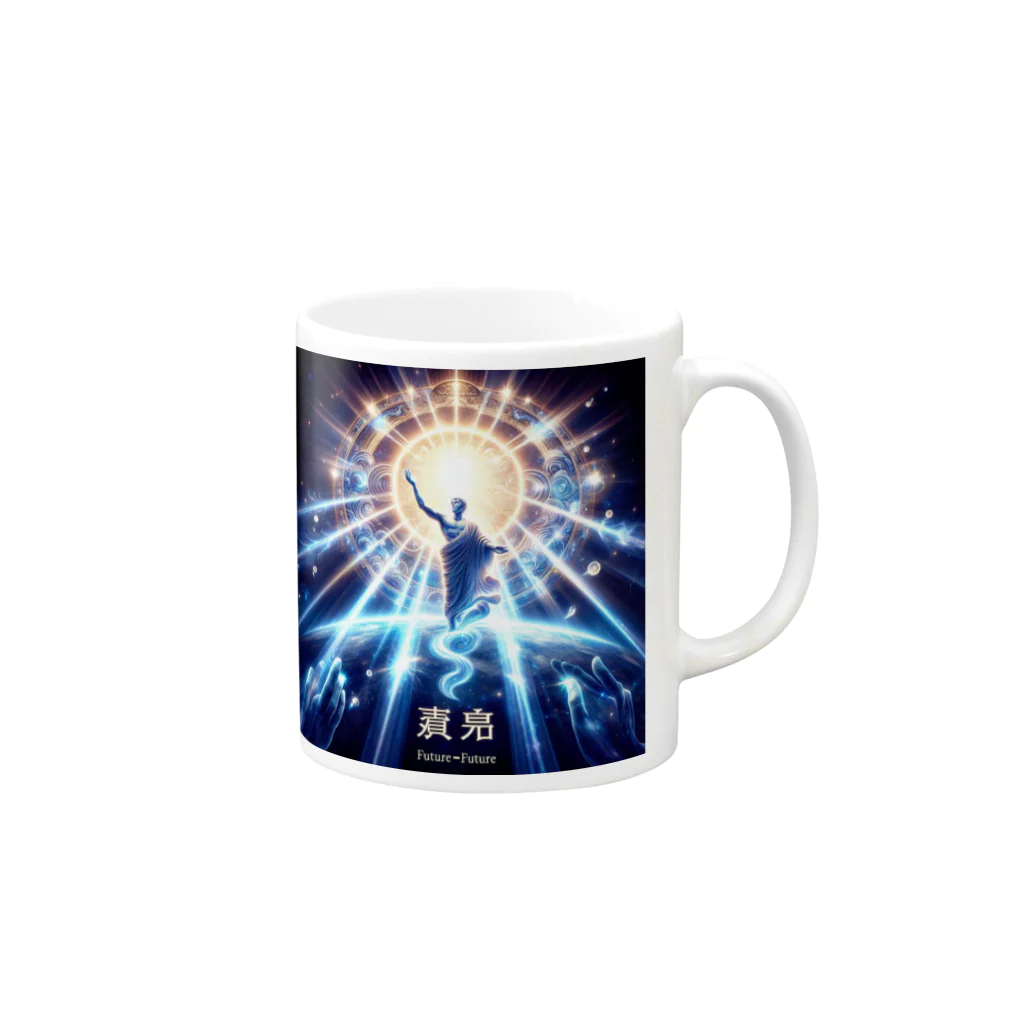 miracoloのmystical atmosphere  Mug :right side of the handle