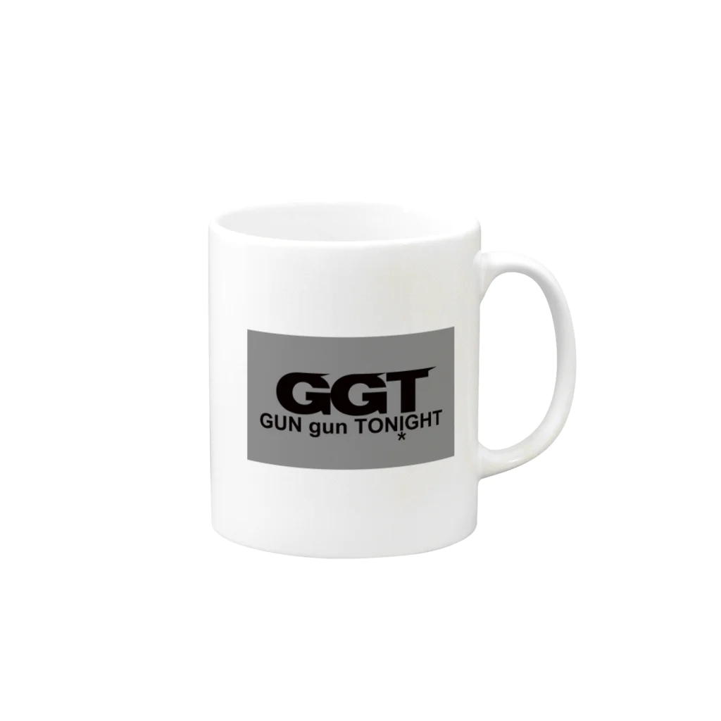 GUNGUN_TONIGHTのGGTサンプリングロゴ Mug :right side of the handle