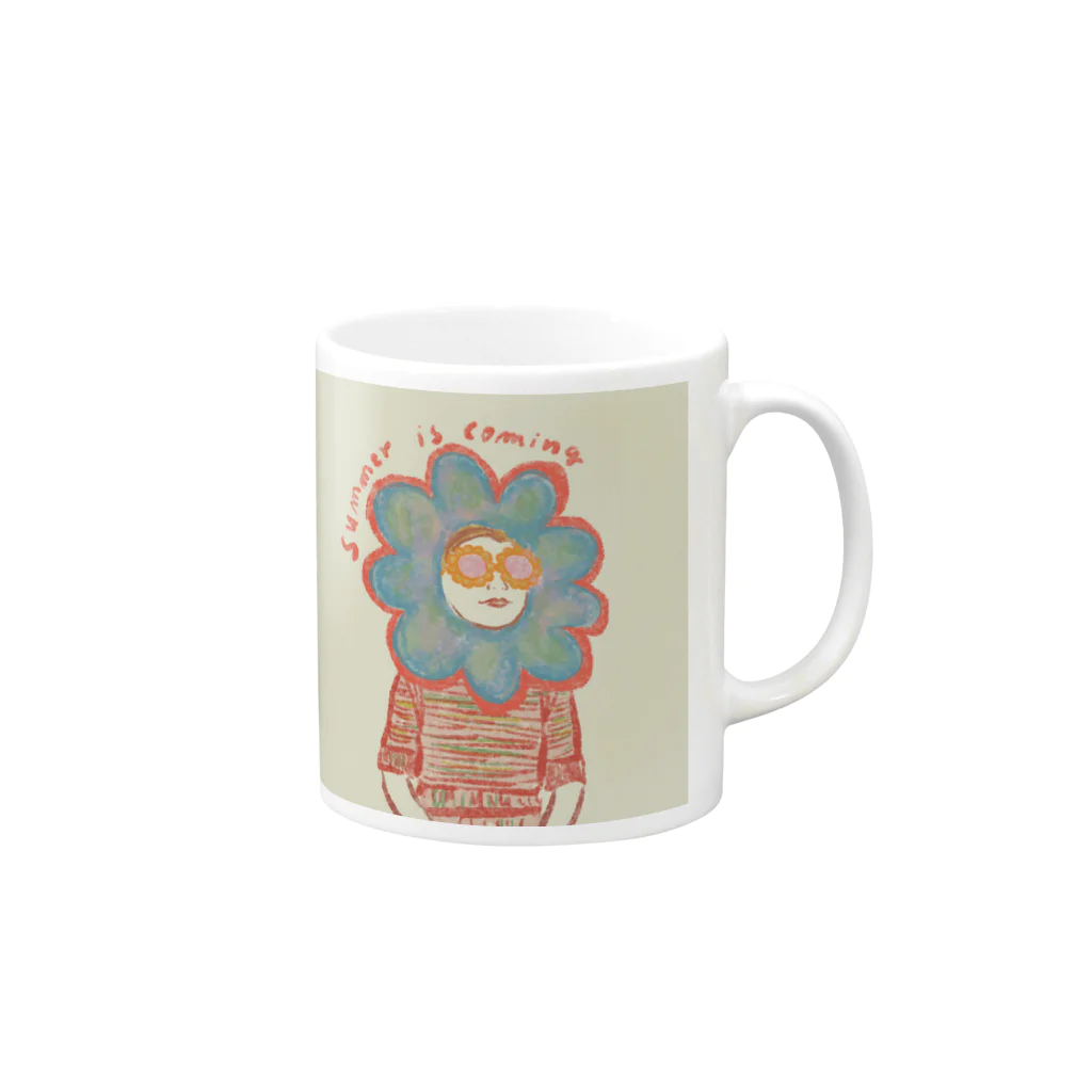 hisakonのsummer  is coming Mug :right side of the handle