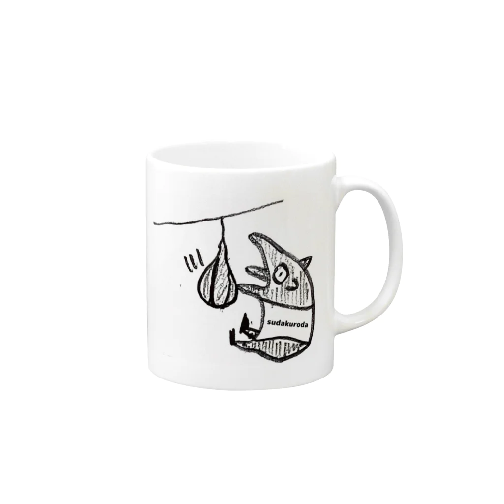 人生相談須田黒田事務所の夢を叶えるバク Mug :right side of the handle