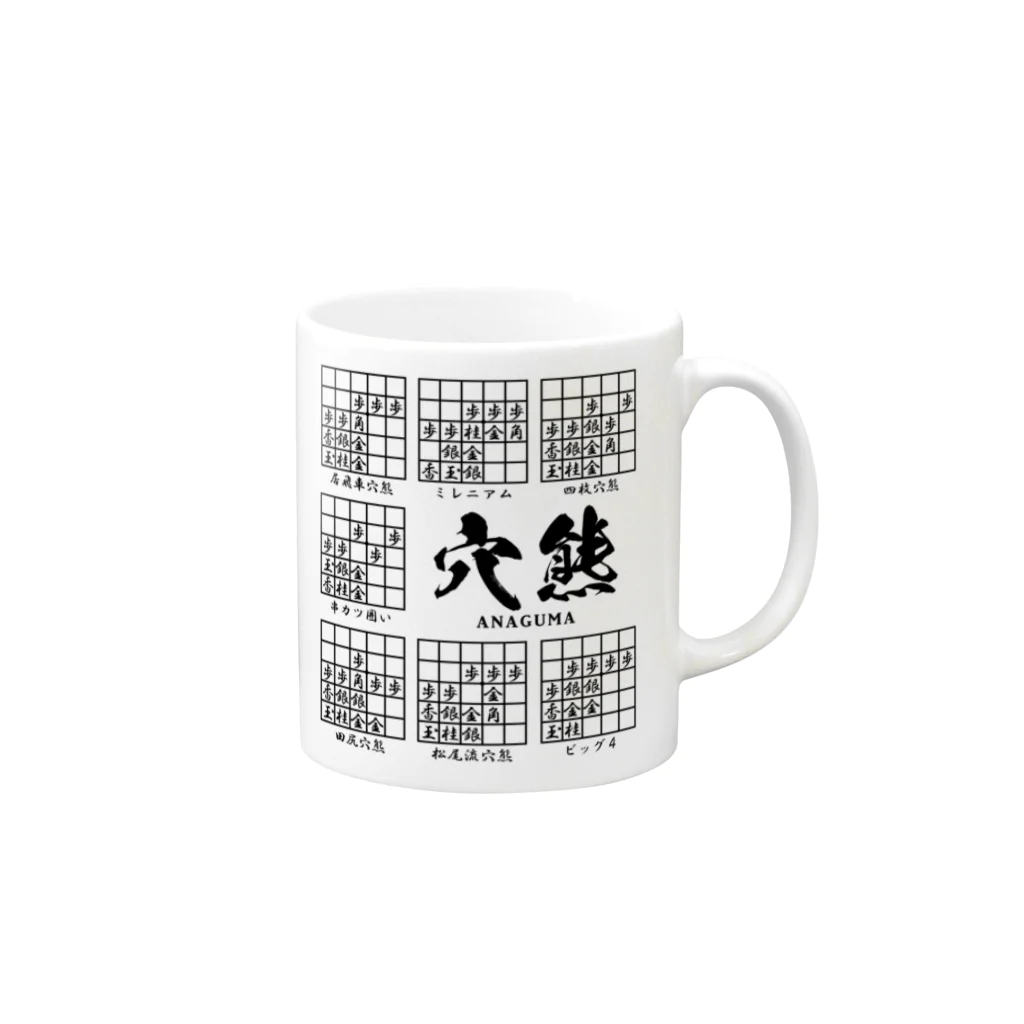 アタマスタイルの将棋：穴熊囲いの種類（一覧）居飛車穴熊ほか Mug :right side of the handle