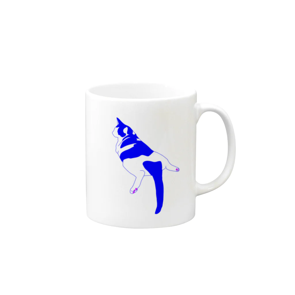 Kjr888Aymのkoko先輩 Mug :right side of the handle