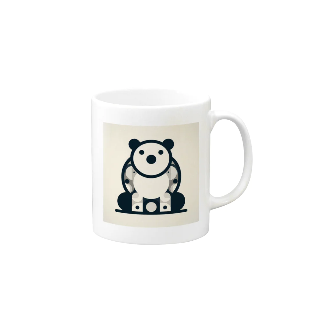 siromedakaの〇〇ぱんだくん Mug :right side of the handle