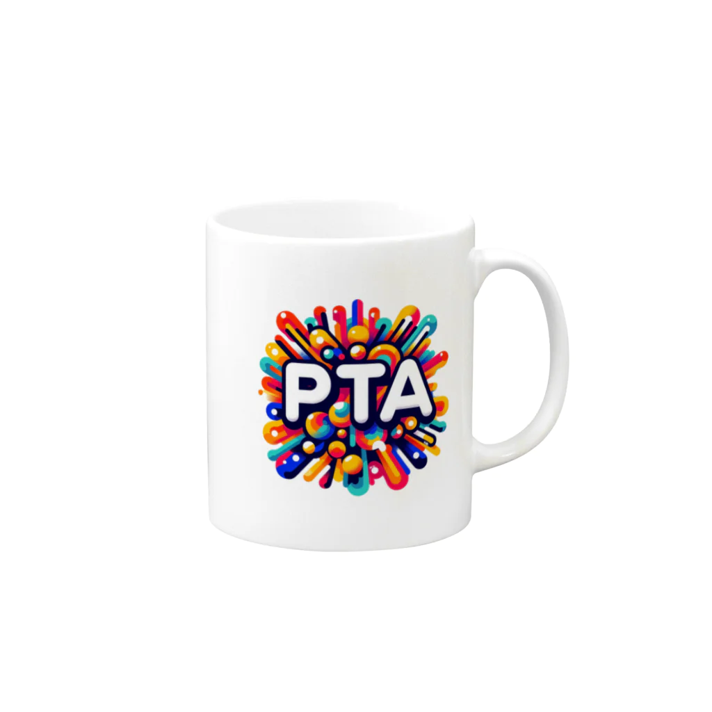 PTA役員のお店のPTA Mug :right side of the handle