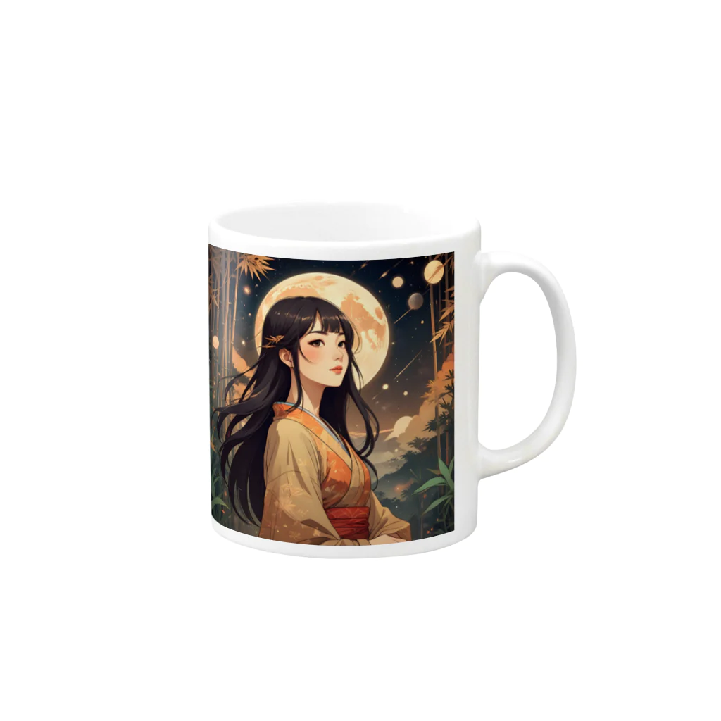 AI Fantasy Art ShopのKAGUYA② Mug :right side of the handle