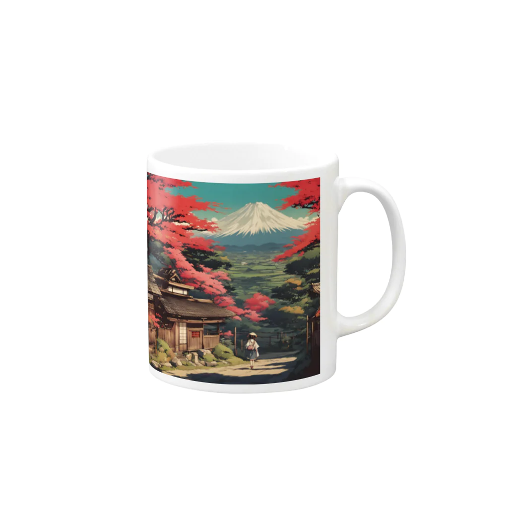 sonoyonの和風景グッズ Mug :right side of the handle