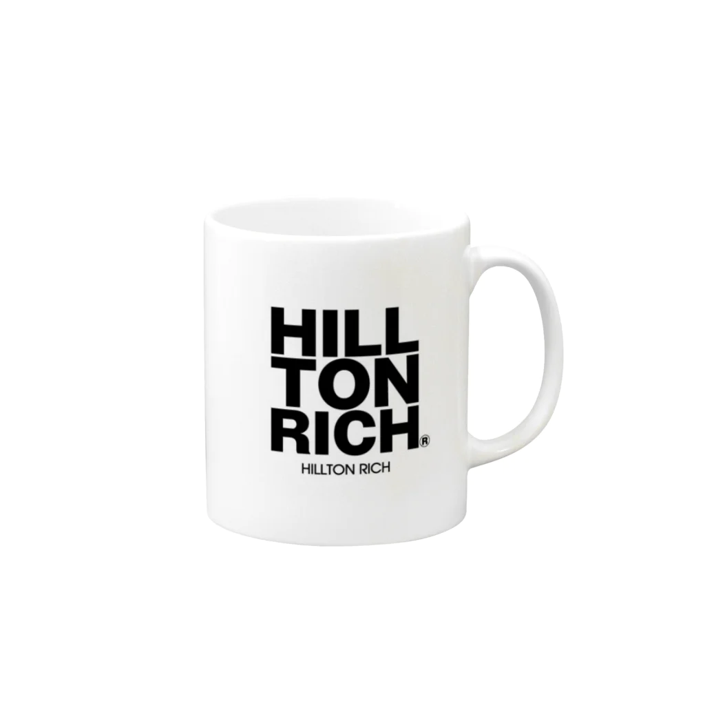 HILLTONRICHのHIRRTON RICH 公式アイテム マグカップの取っ手の右面