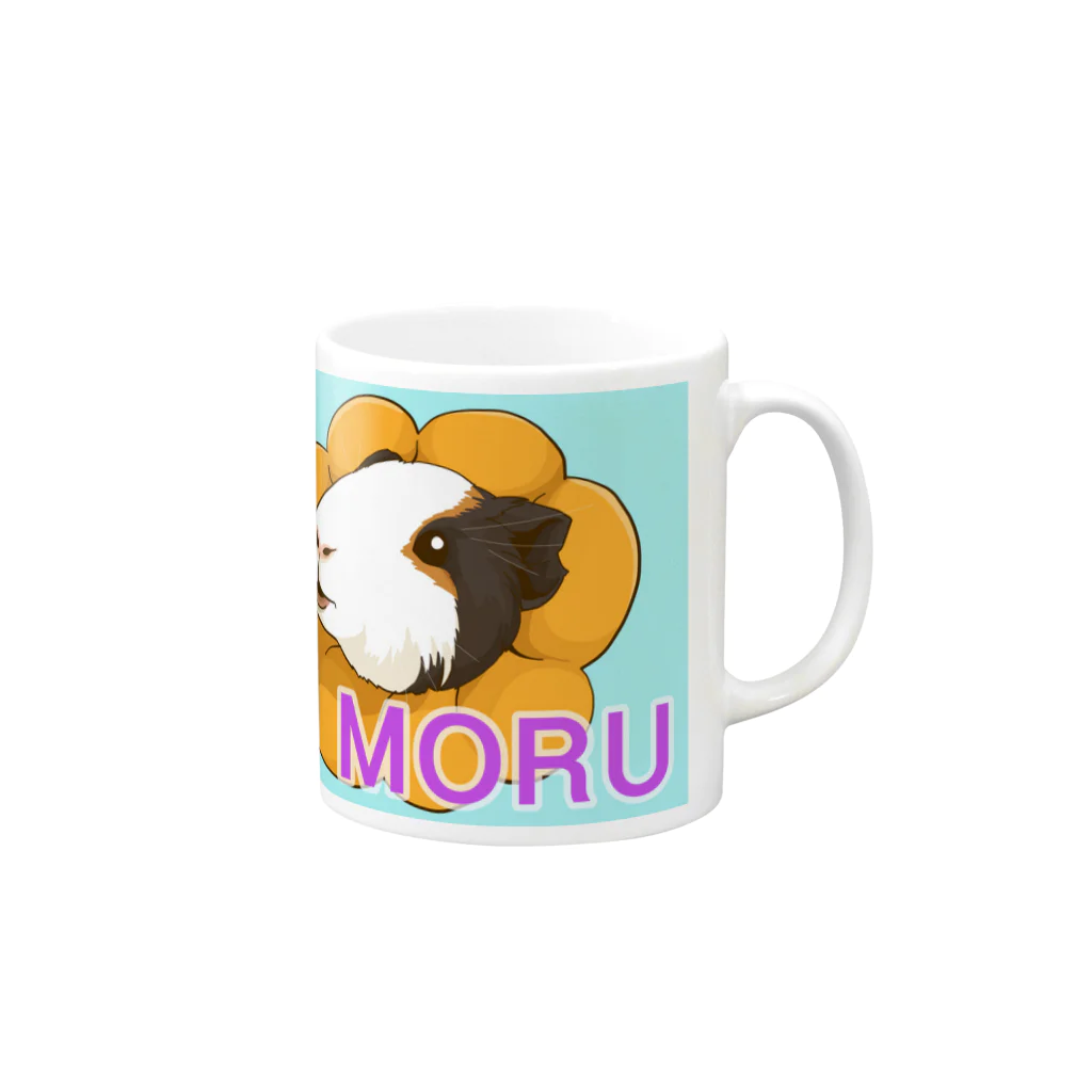 LichtmuhleのMORUちゃん Mug :right side of the handle