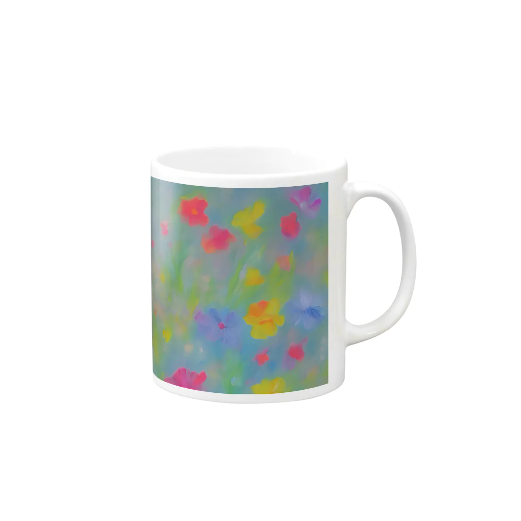 tleflower のFlower Mug :right side of the handle