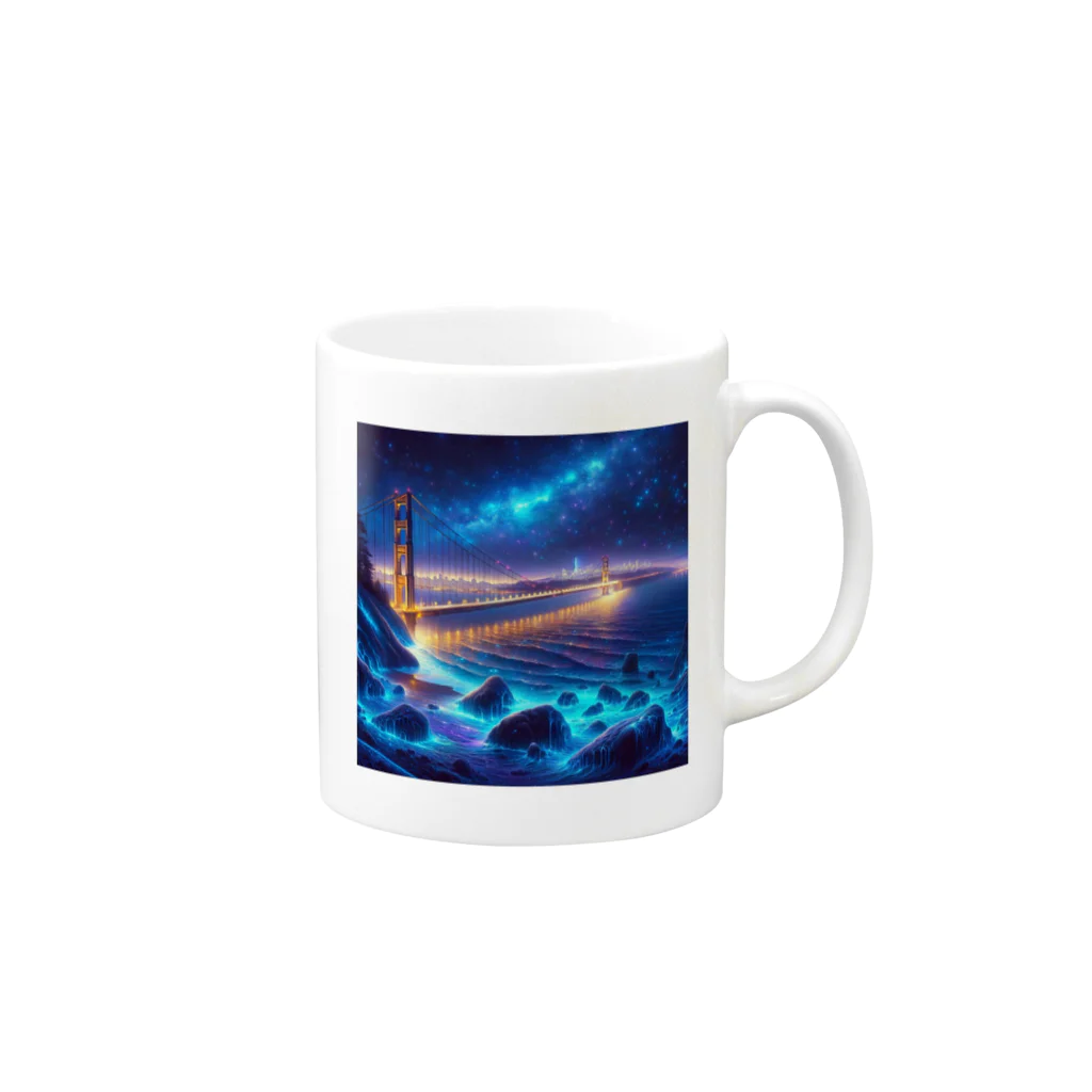 creatorkrmのサンフランシスコ風景 Mug :right side of the handle