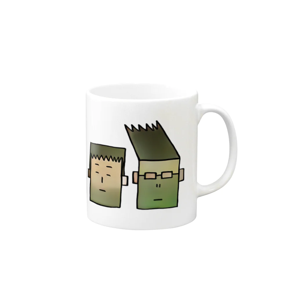 ズンズンポイポイショップのSDズンポイ Mug :right side of the handle