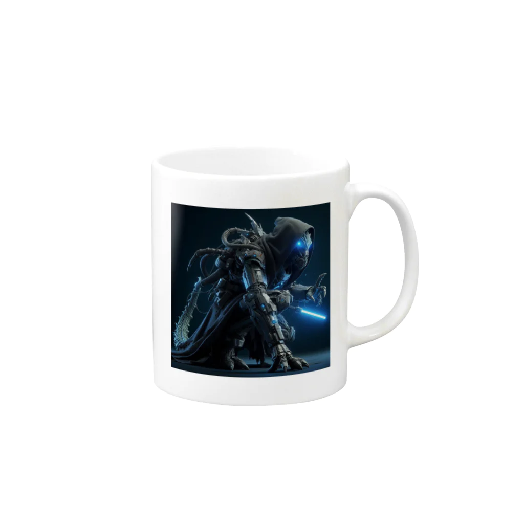 suzuri18026のドラゴンアーマー Mug :right side of the handle