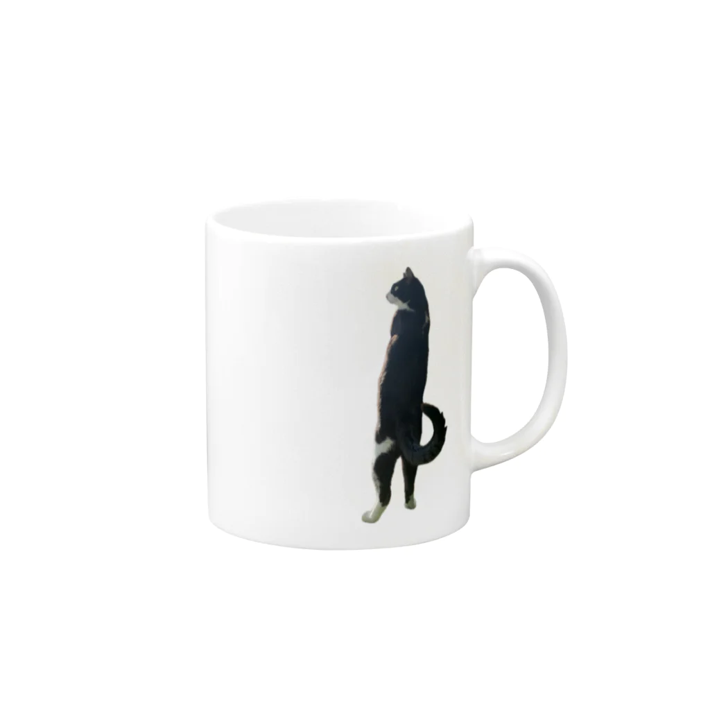 ninja-yukhng276G1Dの立つハチ Mug :right side of the handle