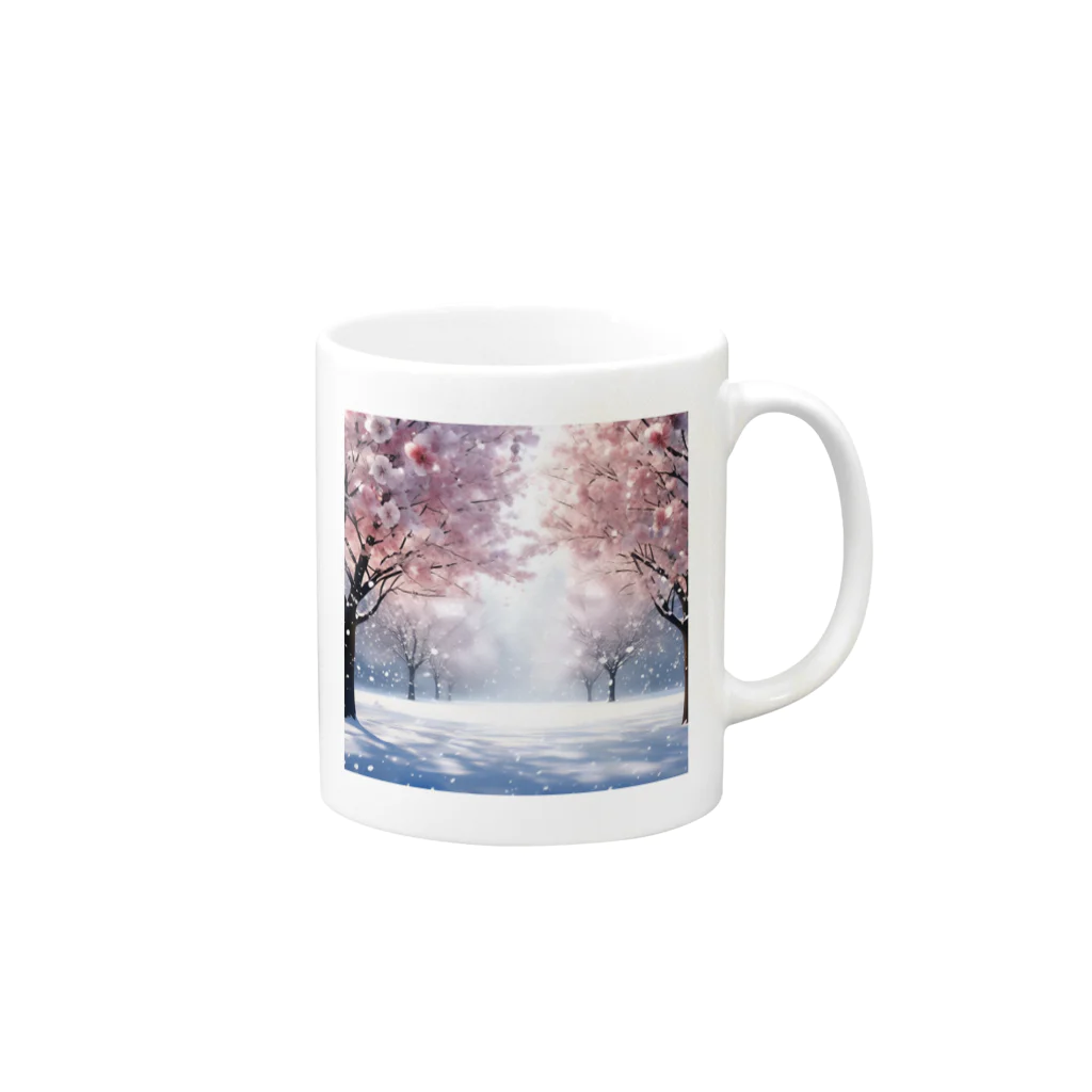 shoxxの矛盾した景色 Mug :right side of the handle