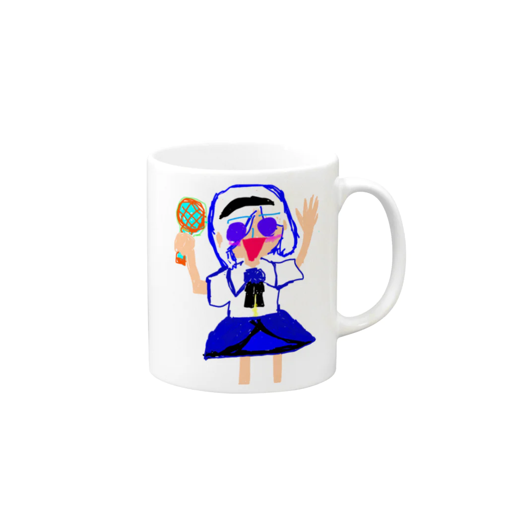 tune_ahiruのモブがあらわれたちゃん Mug :right side of the handle