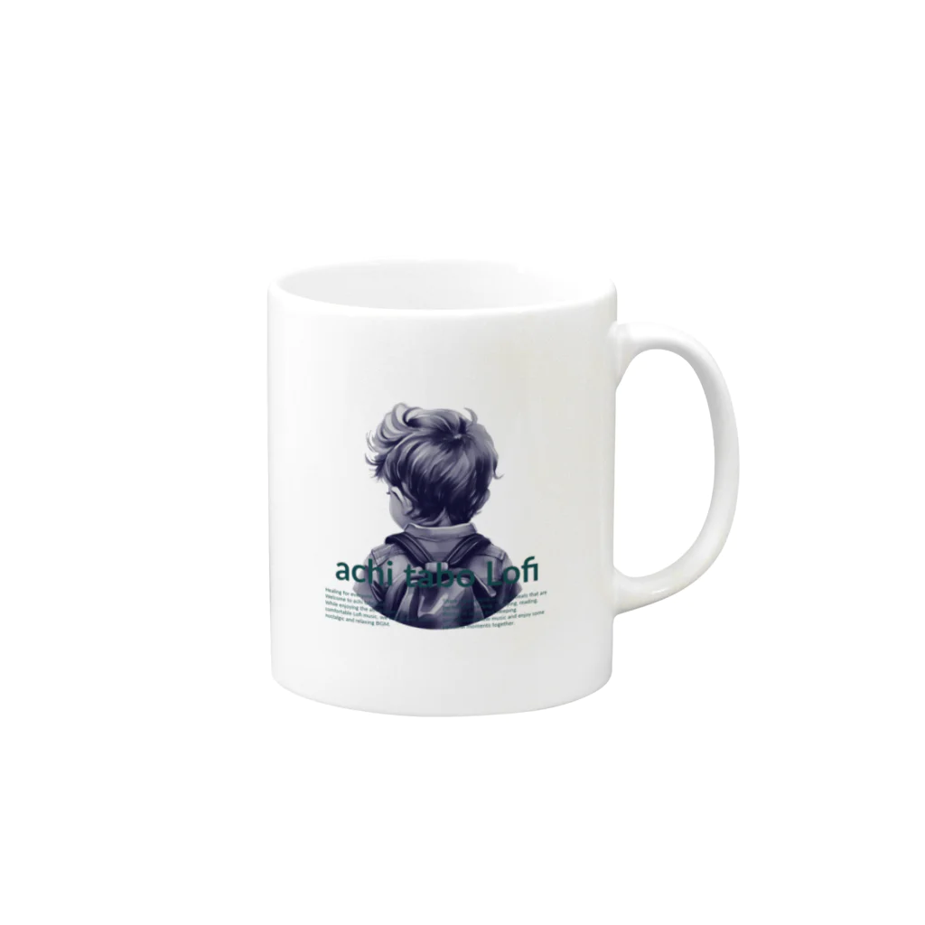 achi tabo Lofiのachi tabo Lofi Mug :right side of the handle