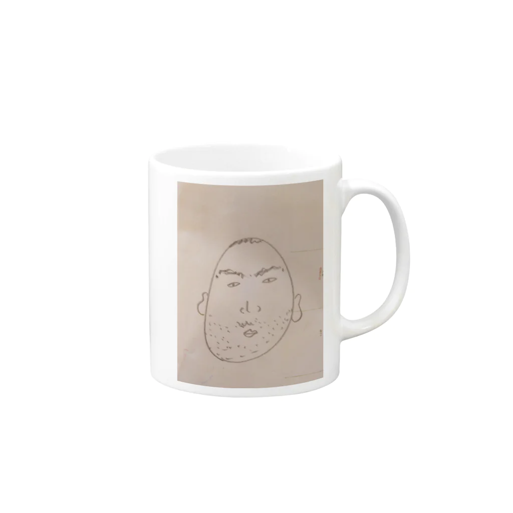 sununagiの名もなきおじさん Mug :right side of the handle