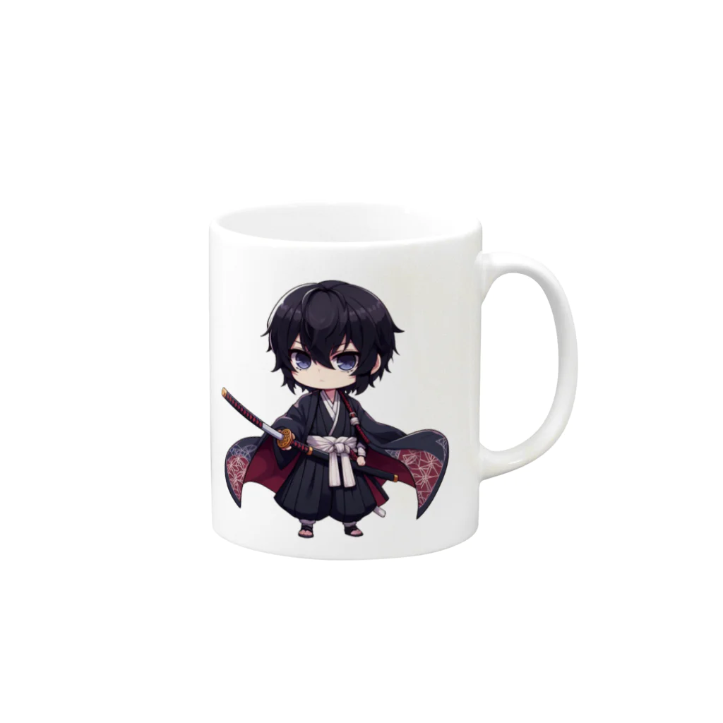 終わらない夢🌈のアニメシリーズ✨ Mug :right side of the handle