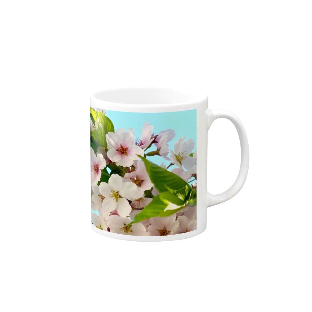 atelier_lapislazuliの桜 Mug :right side of the handle