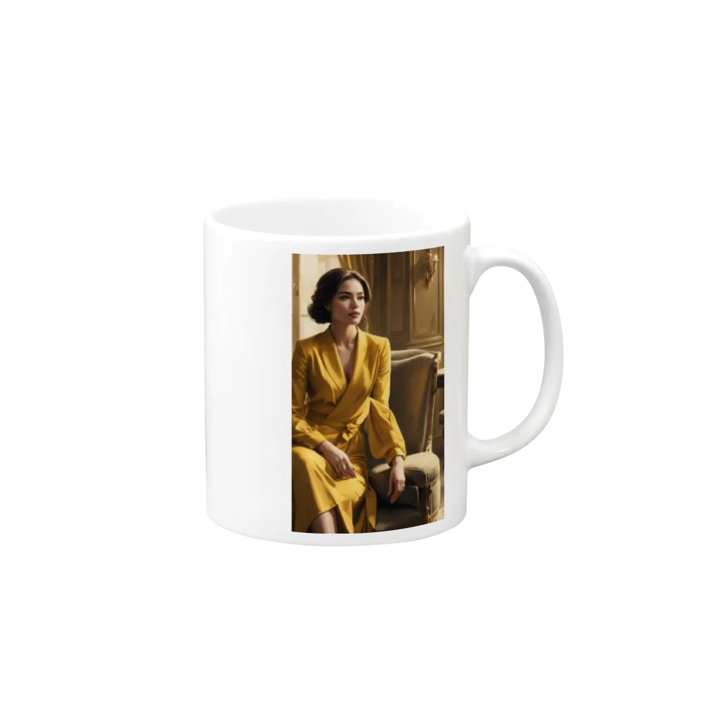 saoc11039の上品 Mug :right side of the handle