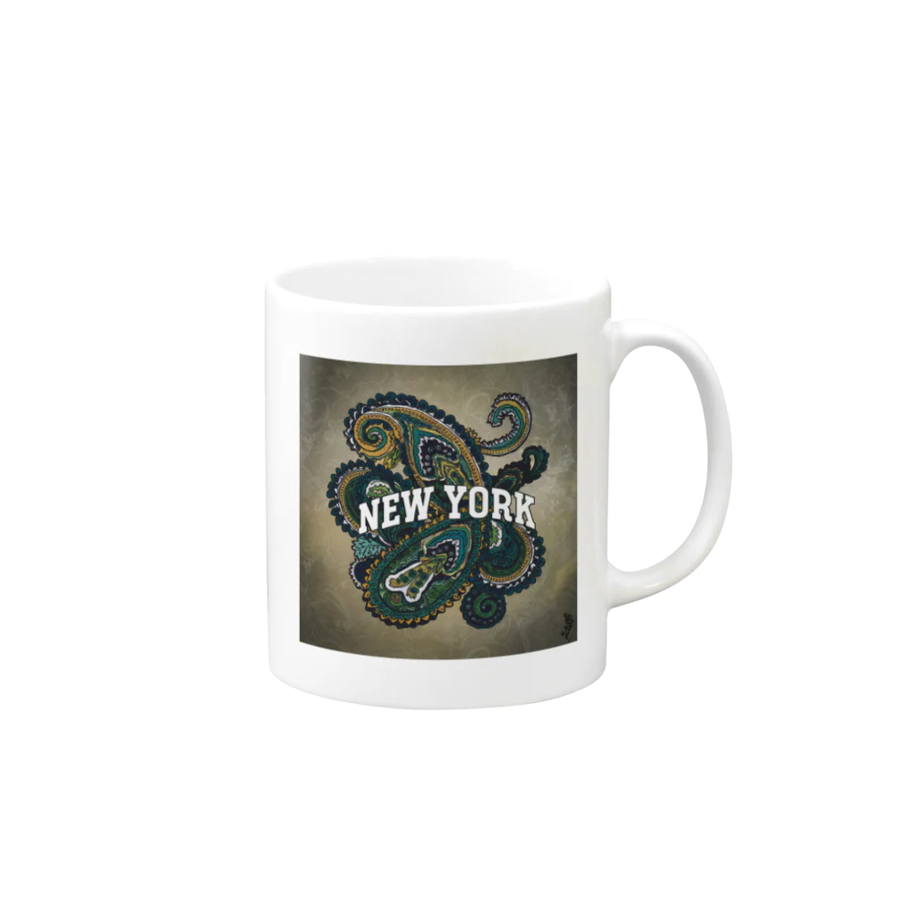 Mi-3のNew York Mug :right side of the handle