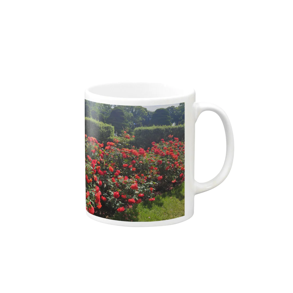 A.santeの薔薇が咲いたよ Mug :right side of the handle