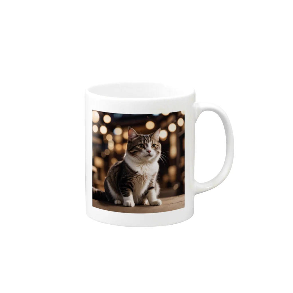 ねこネコちゃんのねこネコちゃん Mug :right side of the handle