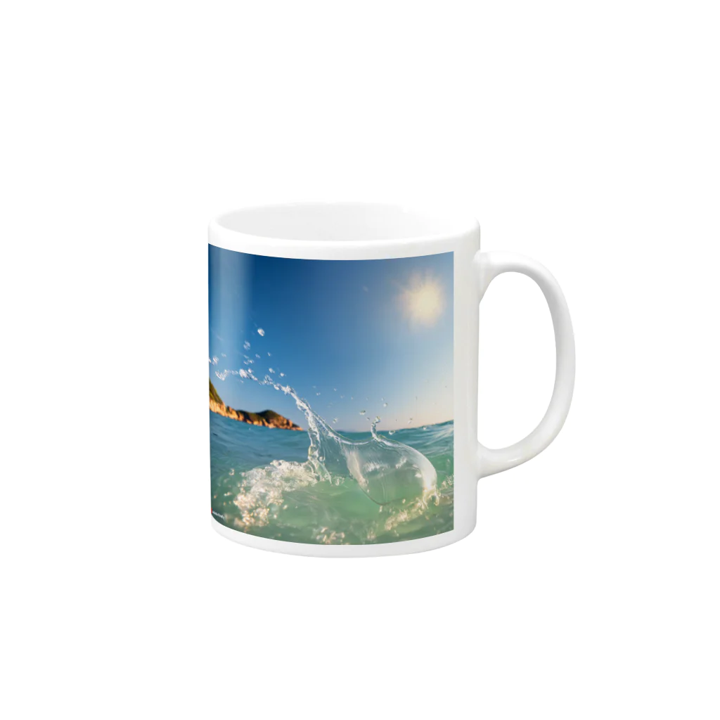 zakki-Rの暑い日本の夏 Mug :right side of the handle