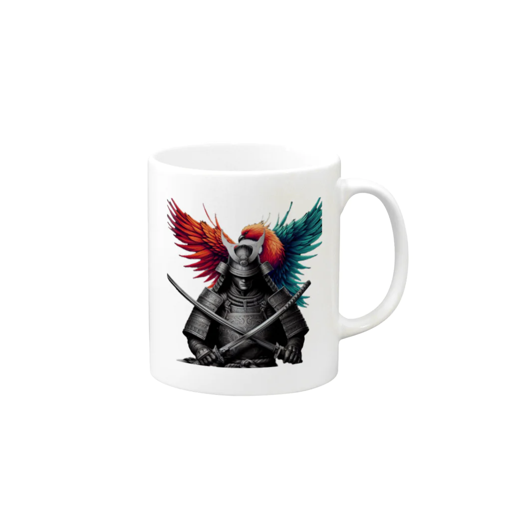 HECreaterの不死鳥と武士 Mug :right side of the handle