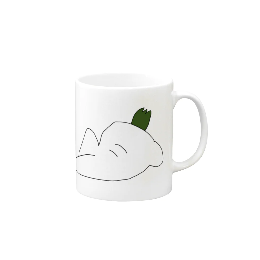 zo_shanの昼寝 Mug :right side of the handle