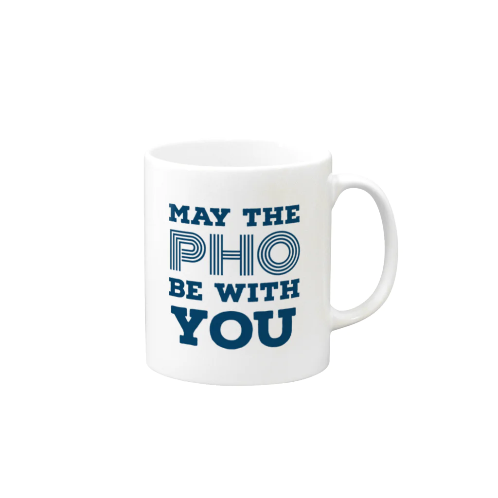 フォー タカハシのMAY THE PHO BE WITH YOU Mug :right side of the handle