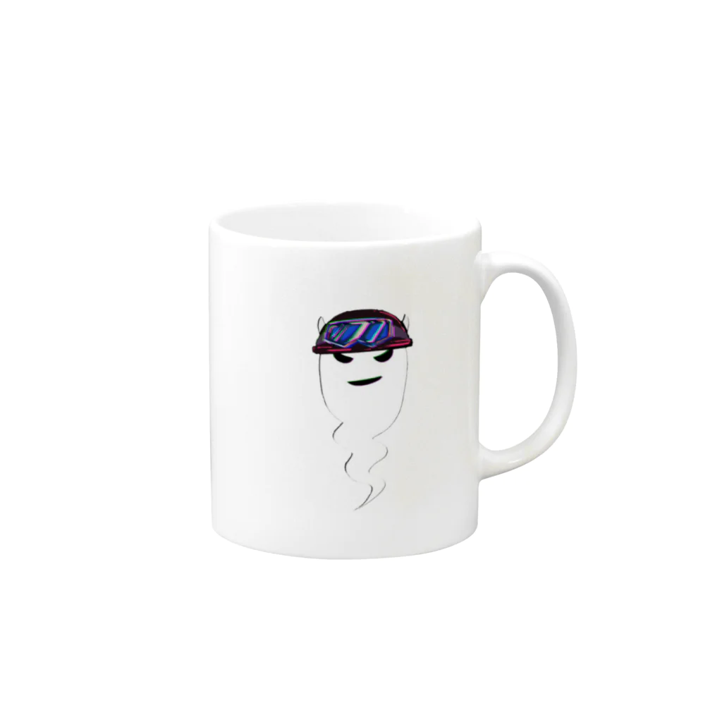 DoNothing-DNGの幽霊ちゃん Mug :right side of the handle