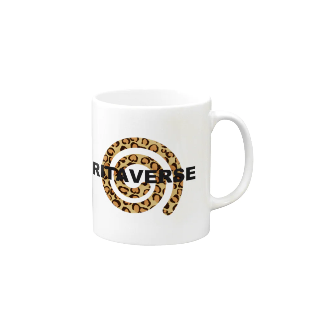 🐵RITAVERSE🐵のRITAVERSE Mug :right side of the handle