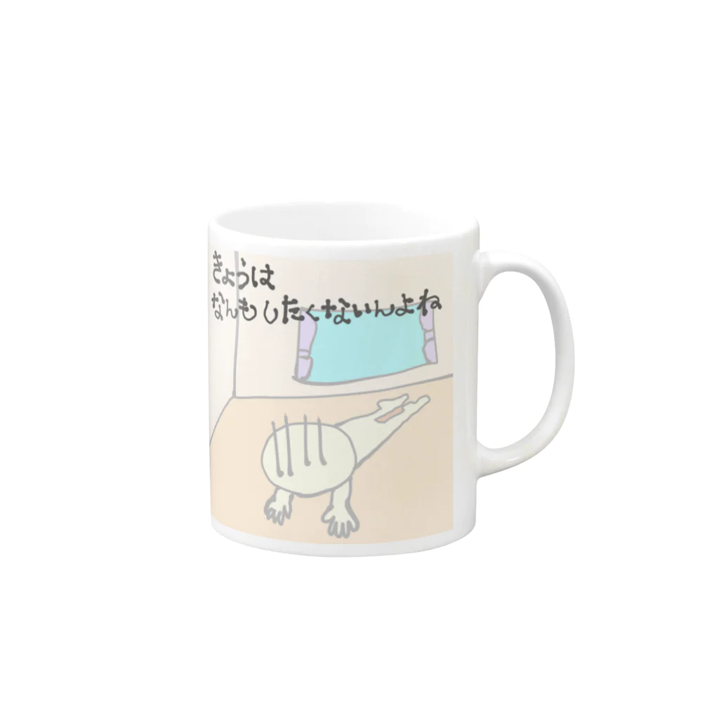 noiSutoaのエネルギー切れでグッタリ… Mug :right side of the handle