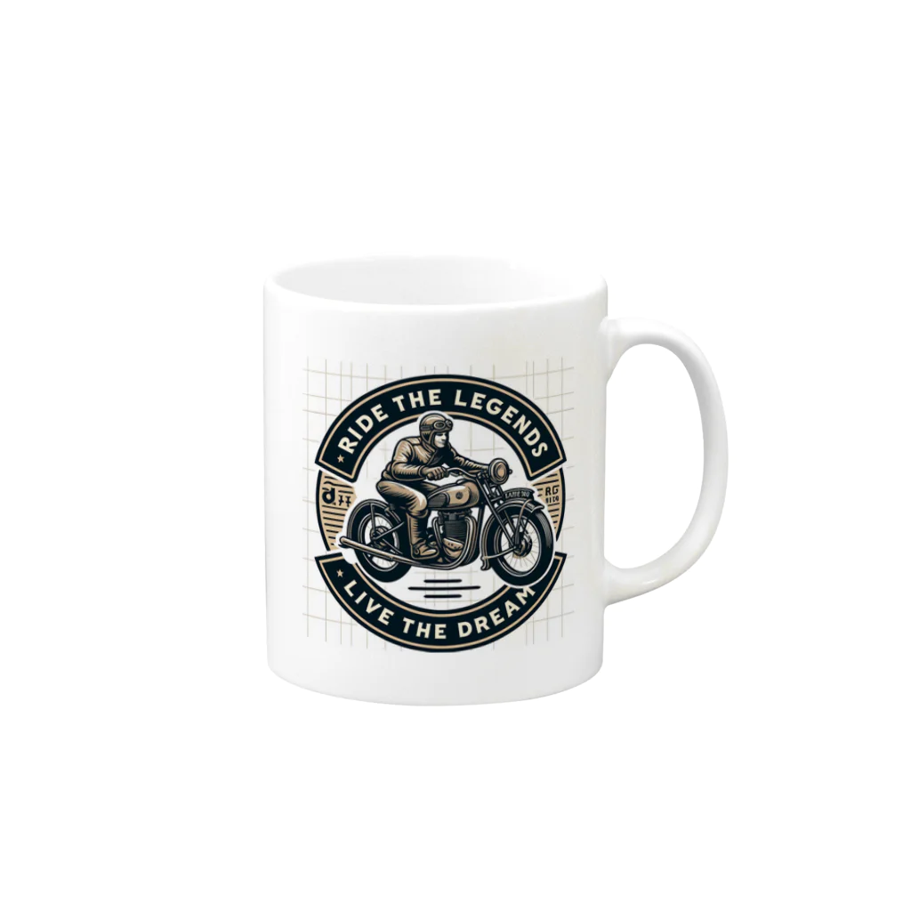 Tetsu_ZのRide the legends  Mug :right side of the handle