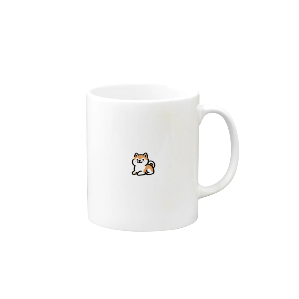 animalheavenのしばいぬ Mug :right side of the handle