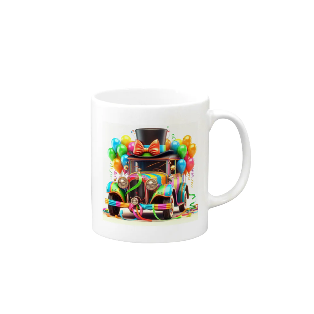 Ry-tのカワイイカスタムカー Mug :right side of the handle