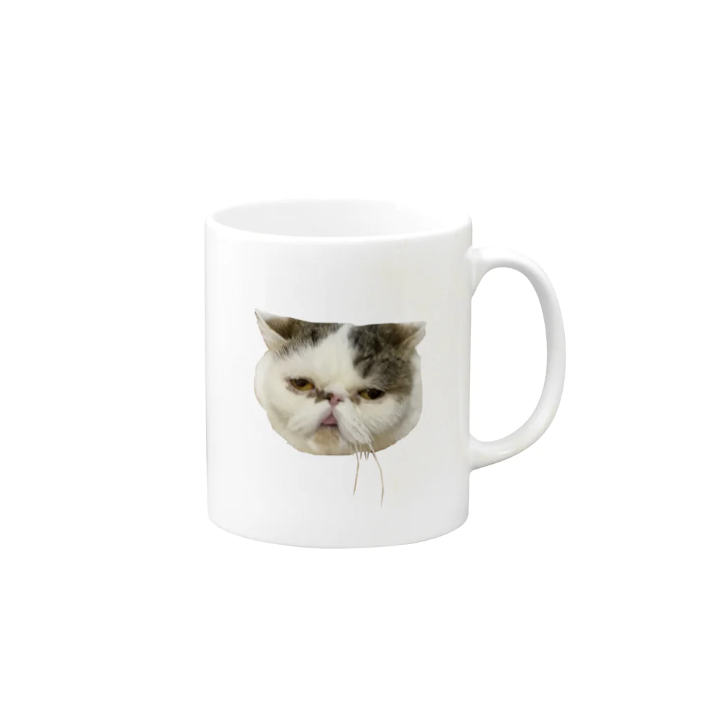 Maison YukaronのGoruchan（normal） Mug :right side of the handle