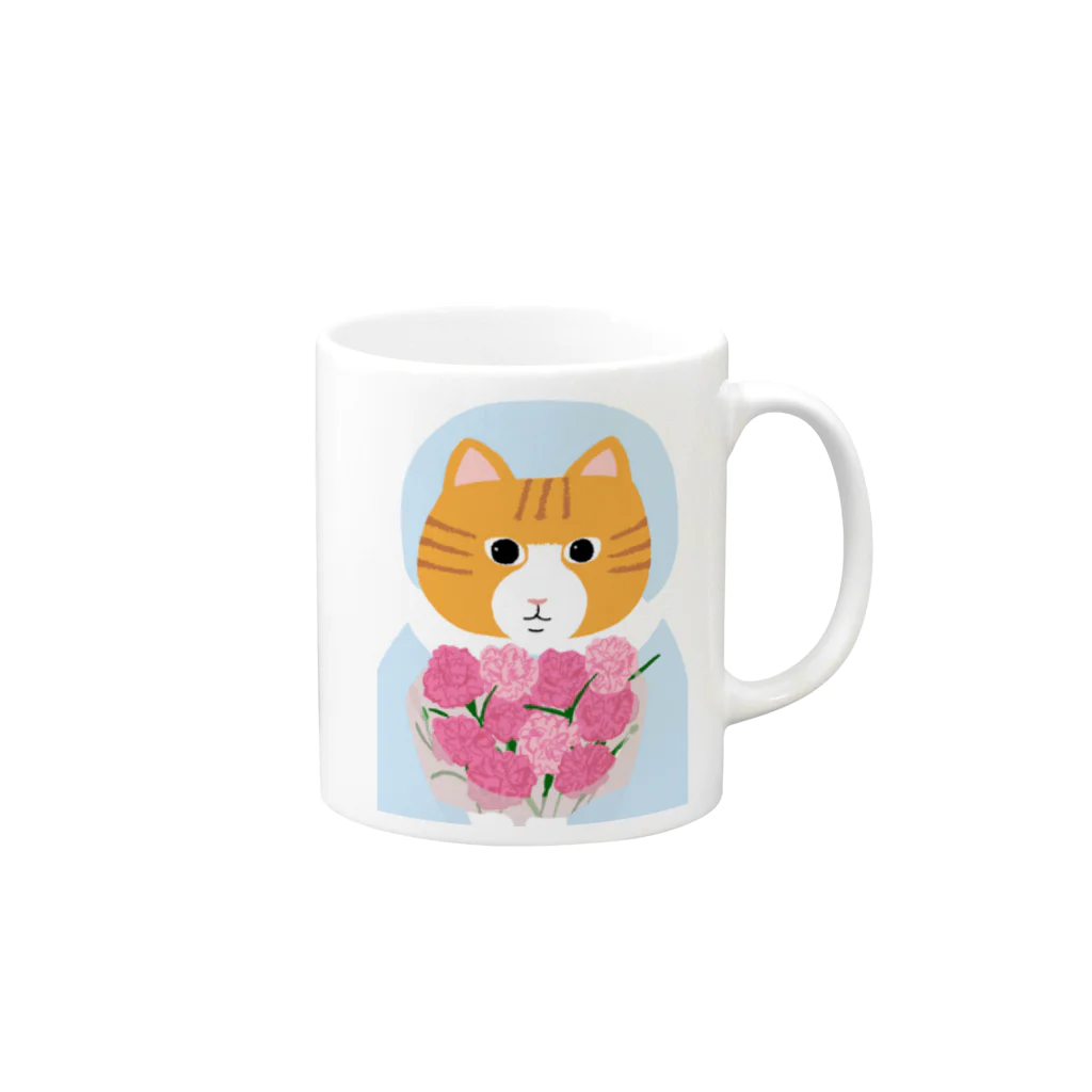 Kikuyaのめいちゃんのこもちゃん Mug :right side of the handle