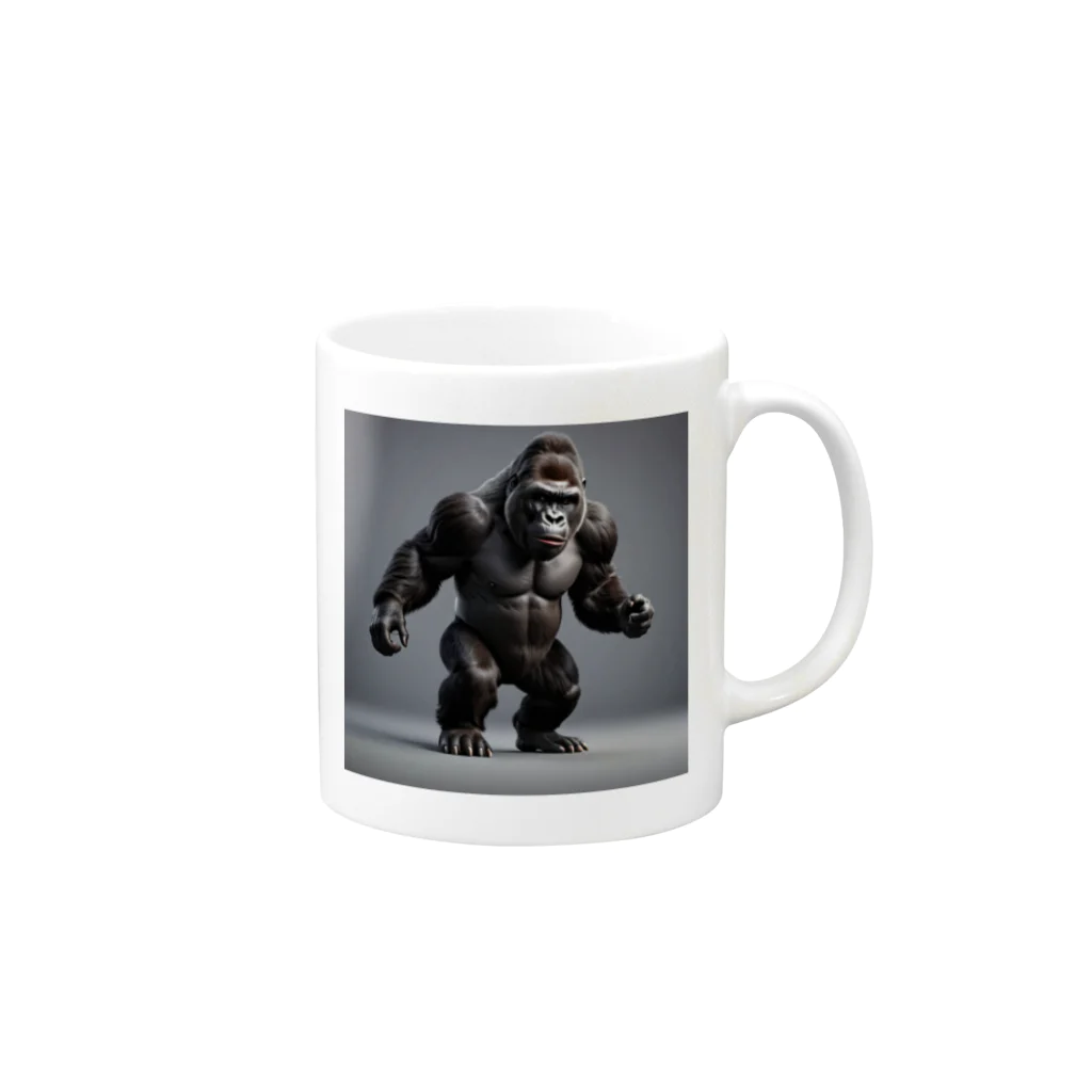 G-galleryのGORILLA Mug :right side of the handle