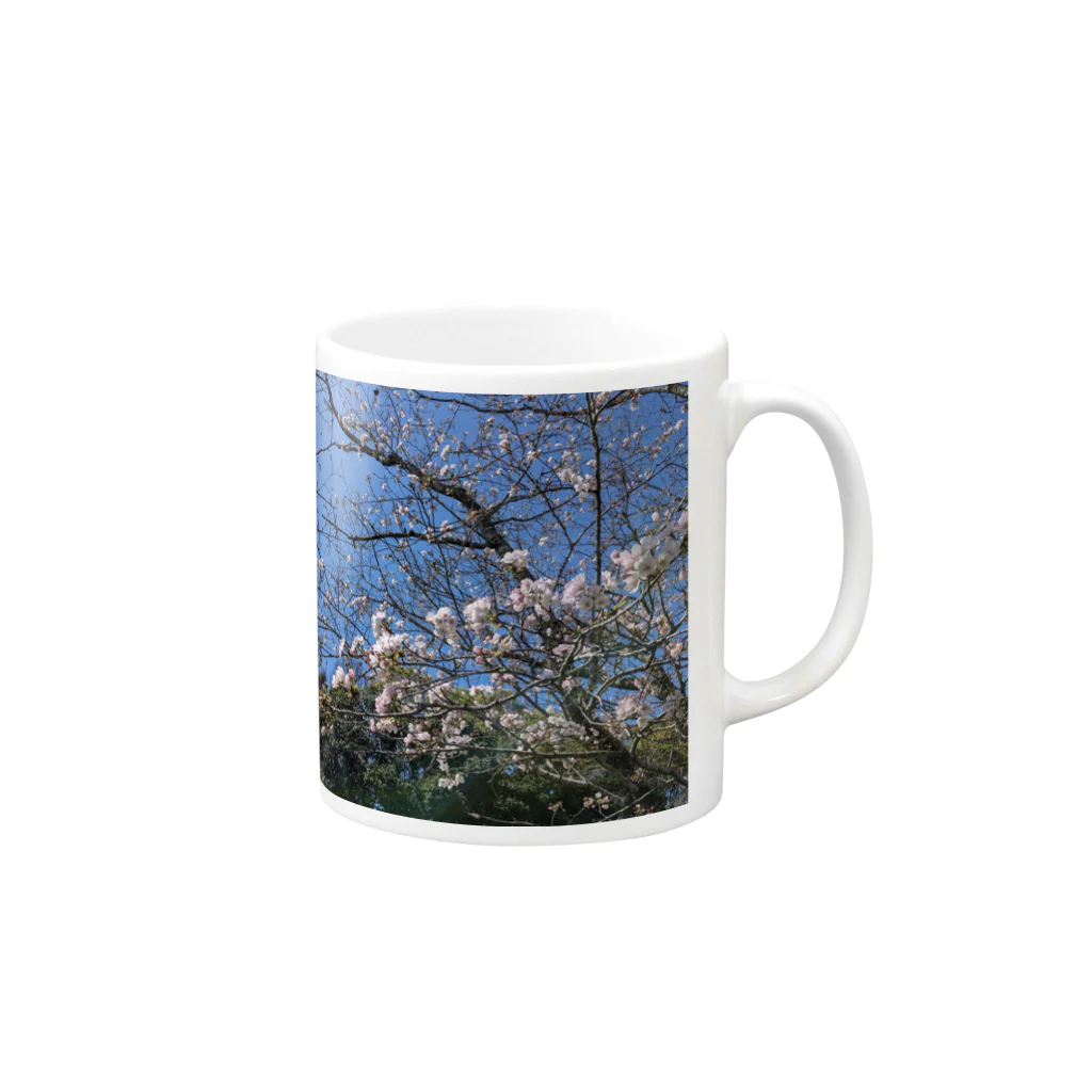 金色の闇「一松」@ﾏｼﾞﾜｯﾁｬなのんの桜が散る頃に Mug :right side of the handle