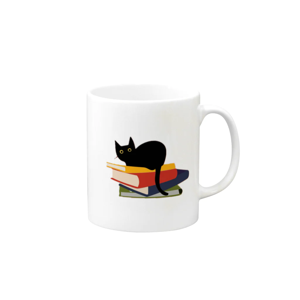 ねこたちの日常のねこ吉の日常 Mug :right side of the handle