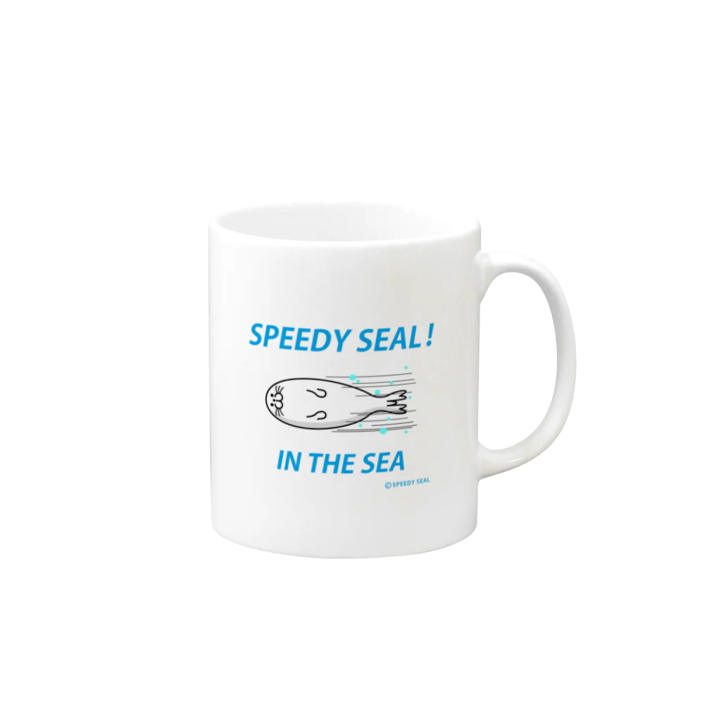 SPEEDY SEALのSPEEDY SEAL マグカップの取っ手の右面