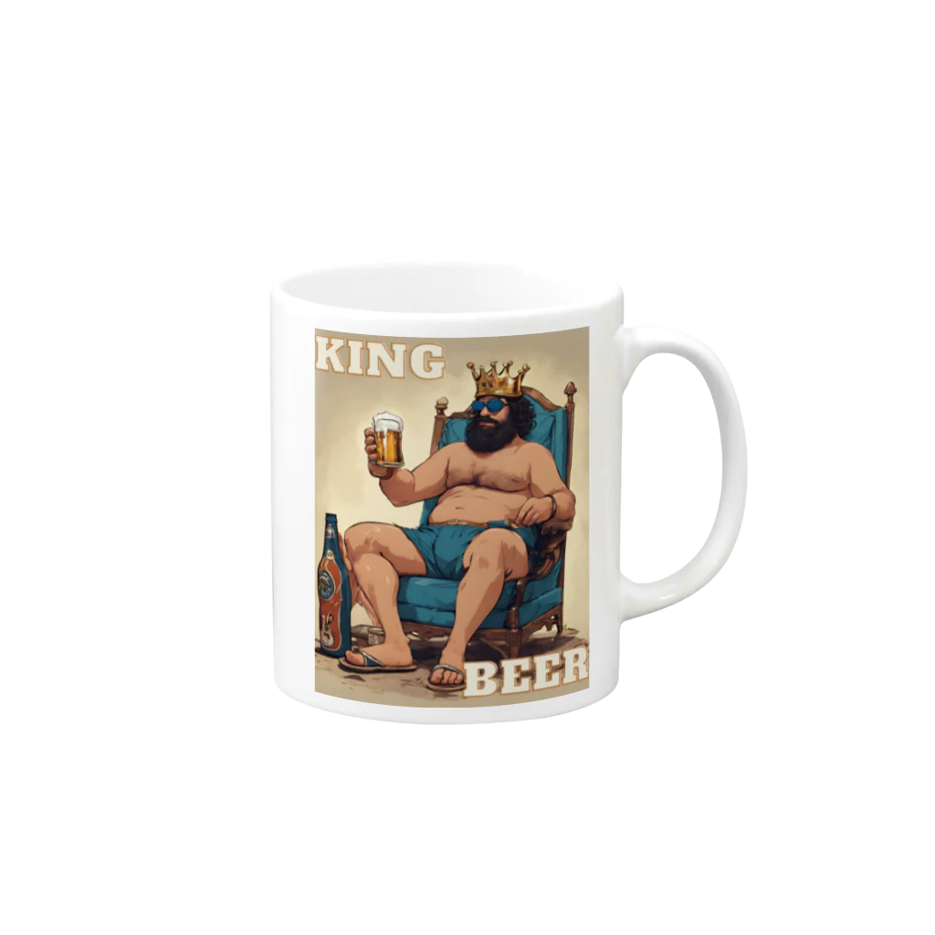 JaJaJackのキング・オヤズィー Mug :right side of the handle