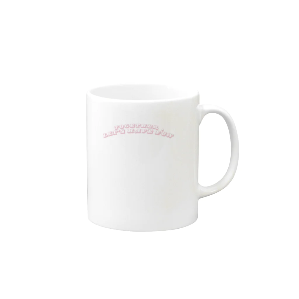 H＆Nのピンクで元気にゴー！ Mug :right side of the handle