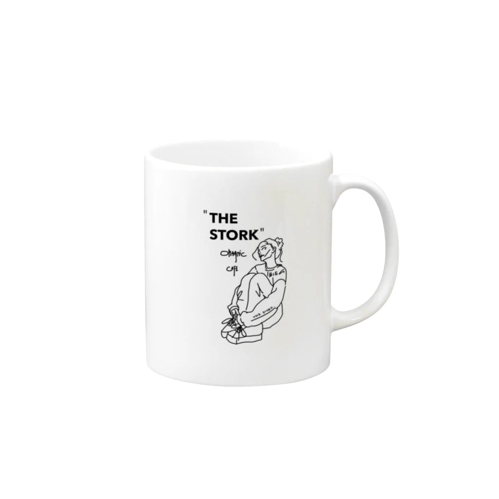 ThestorkのThe stork マグカップの取っ手の右面