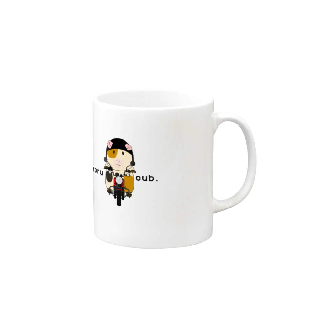 モルさんのモルカブ Mug :right side of the handle