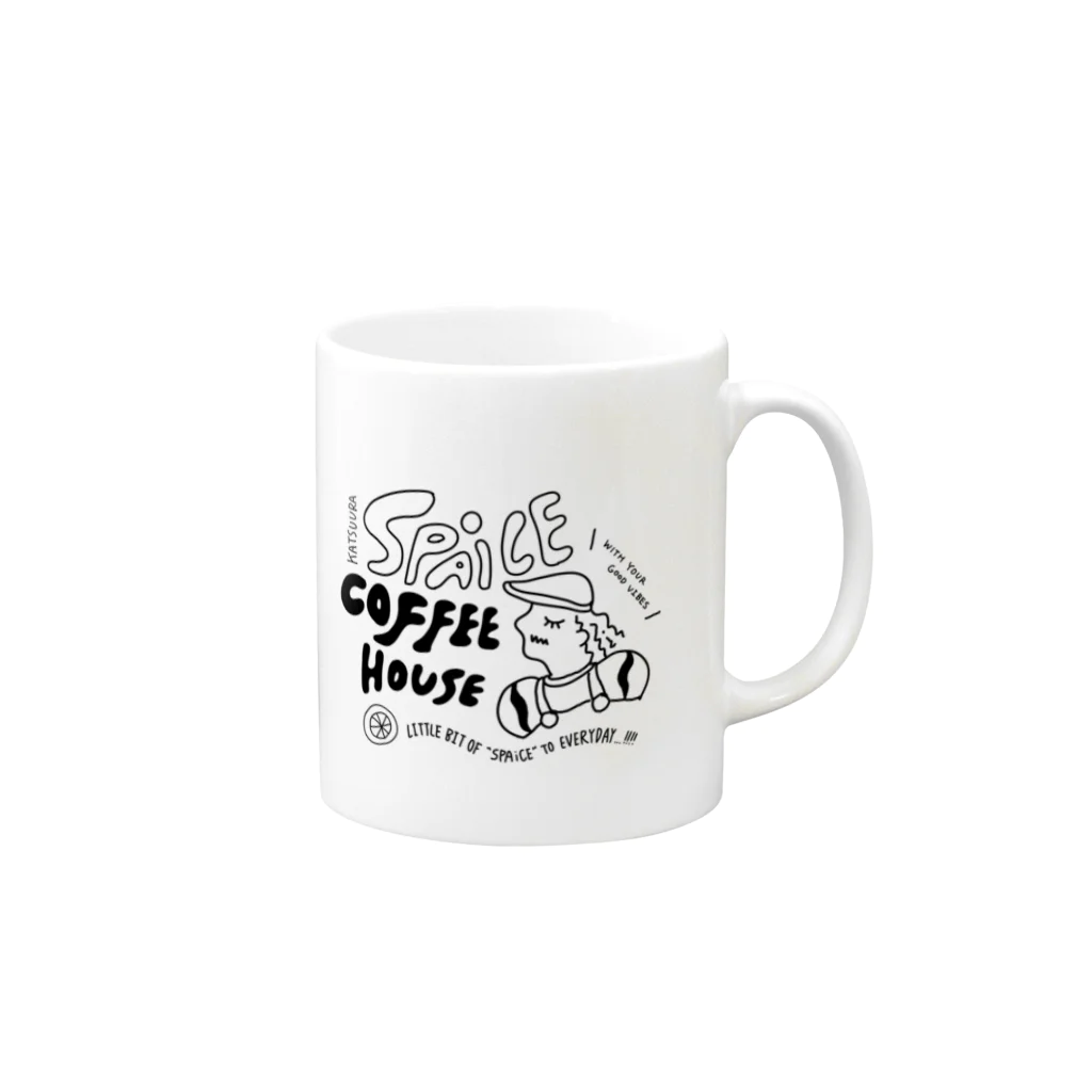 SPAiCEのSPAiCE Mug :right side of the handle