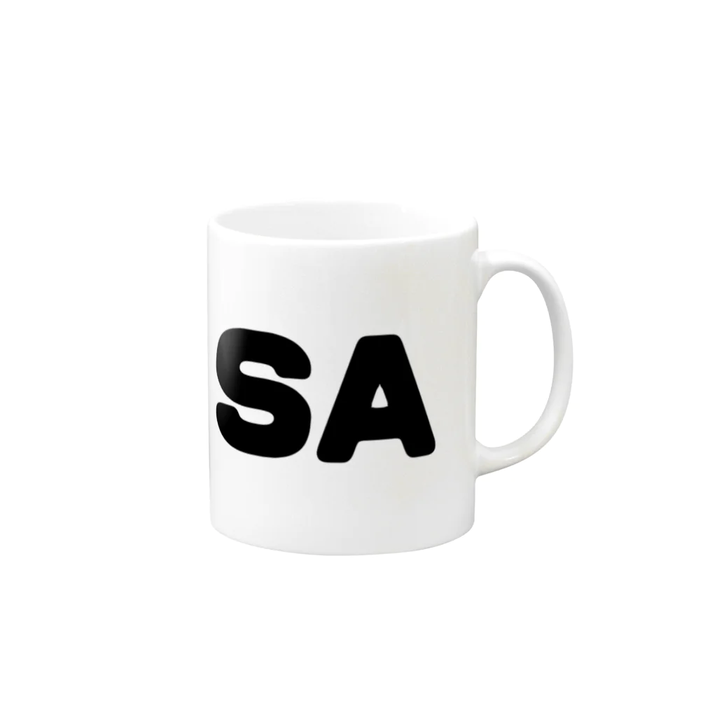 ダクトの光栄工業(株)のグッズ販売の給気(SA)系統　透過 Mug :right side of the handle