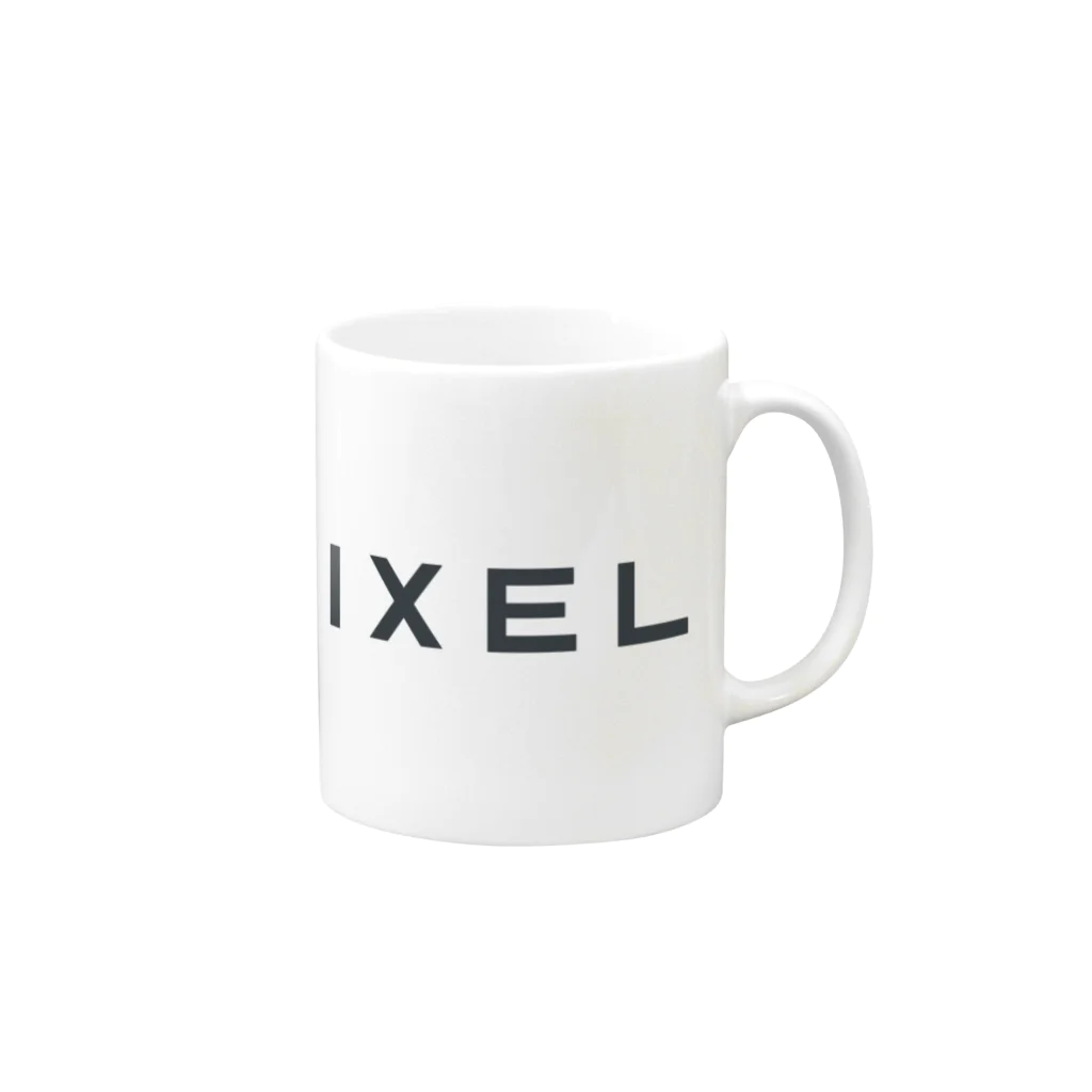 lpixelのコーポレートシリーズ（白地専用） Mug :right side of the handle